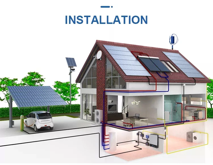 ISO9001/CE 10kw 5kw Solar off-Grid Energy Storage Station Complete Hybrid PV Power Solar System with Good Price
