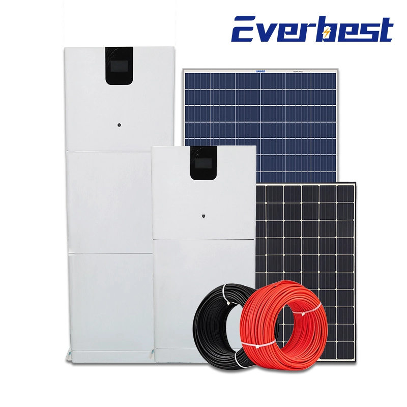 OEM Home Solar Energy Power System 5kwh / 10kw All-in-One off Grid Solar Powered Generator Lithium Battery 5000W Solar System for Home Price PV Power Kits