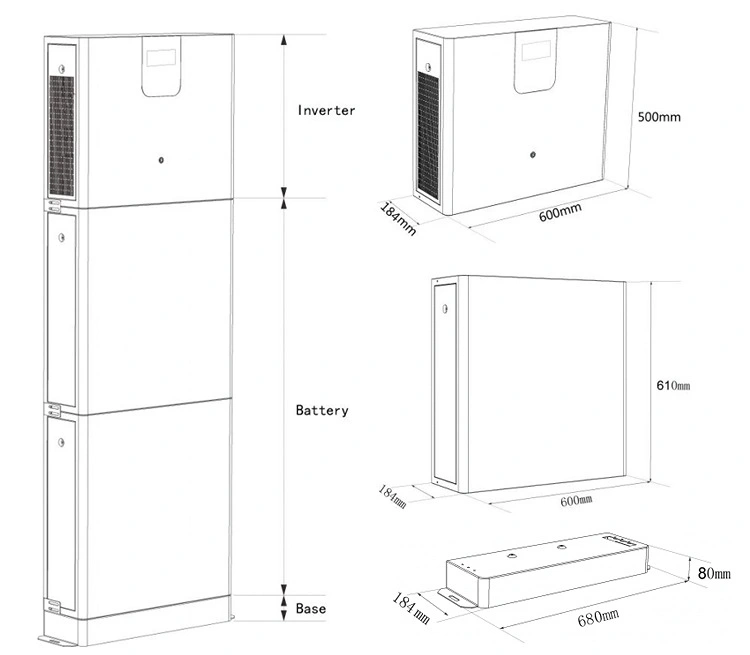 OEM Home Solar Energy Power System 5kwh / 10kw All-in-One off Grid Solar Powered Generator Lithium Battery 5000W Solar System for Home Price PV Power Kits