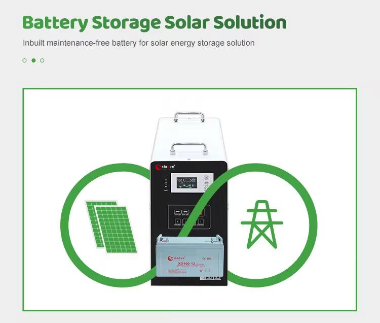 500W Solar Complete Kit Hybrid on Grid / off Gird Photovoltaic Solar Energy System Home Storage Power System