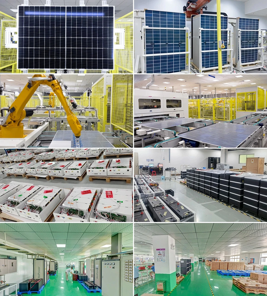 Complete Set Solar Energy System 50kw Hybrid 30kw Solar Panel Home Kit