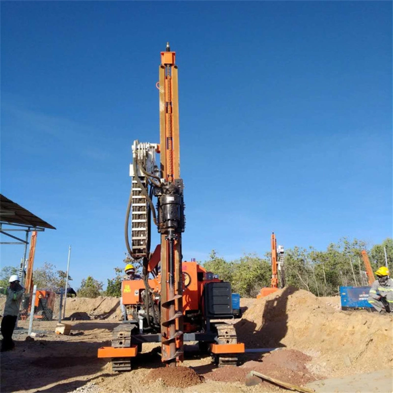 Pile Driver Piling Machine for Solar PV Power Plant Pile Ramming