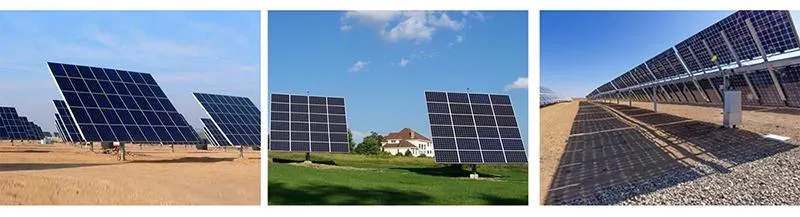 Ground Structures 8PCS Solar Panel 4kw Dual Axis Solar Tracking System