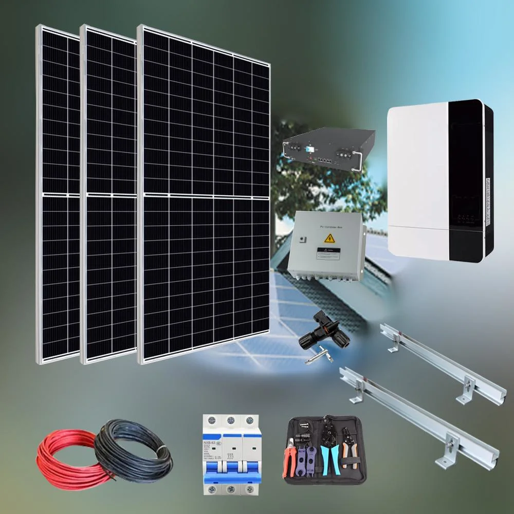 Hybrid Solar System 10kw 20kw 30kw Complete Kit Customized Solar Solution