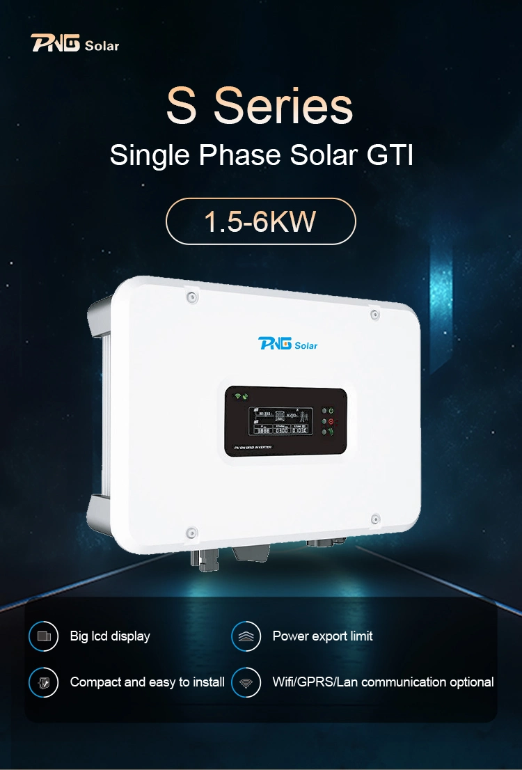 OEM Solar Inverter 1.5kw 3kw 4kw 5kw 6kw on Grid Solar Inverter Manufacturer