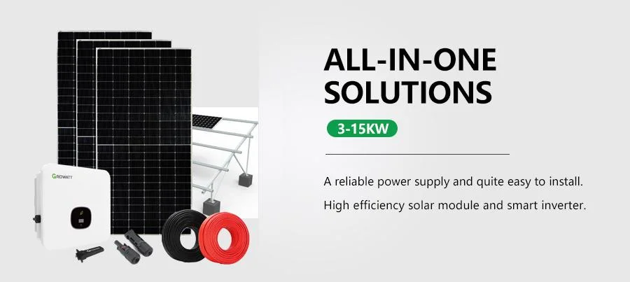 on Grid Solar System 5kw 10kw 15kw Solar Power System All in One Solar System Price