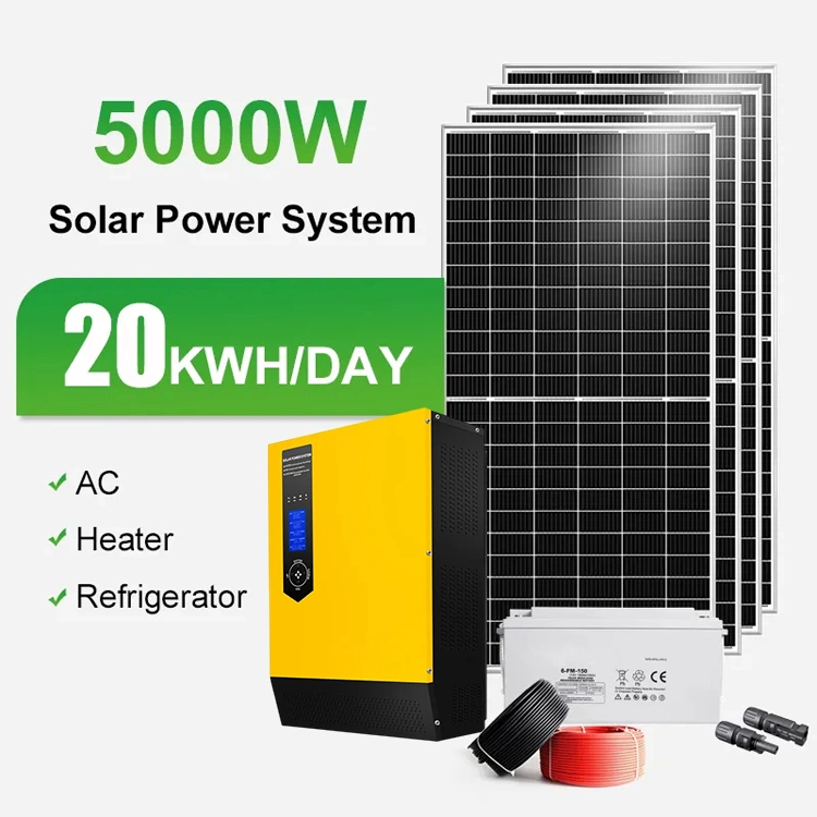 Wholesale Solar Power System Home Use 4kw Free Energy Generator 5kw Solar Generator