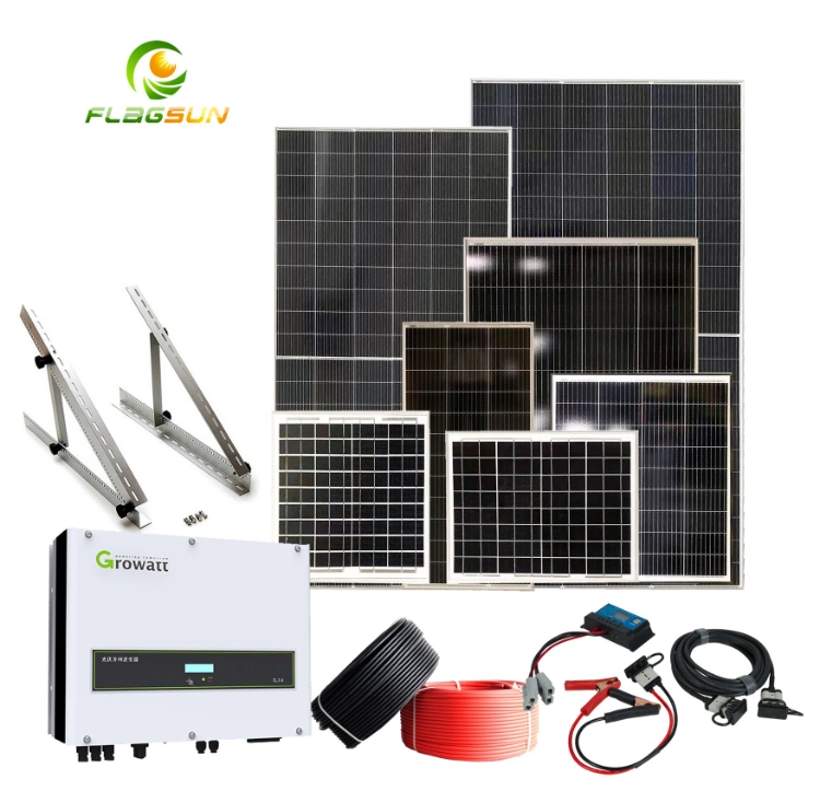 Solar Energy Power System Price 5kw 5kVA 5000W Complete Home on Grid off Grid Solar Panel System for Houses