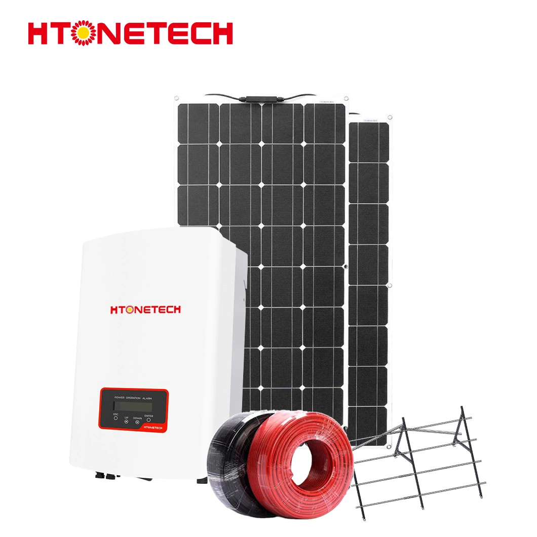 Htonetech 25 Kw Solar Hybrid Inverter Solar Panels Heavy Duty China Suppliers 5kw 3kw Solar on Grid Systems