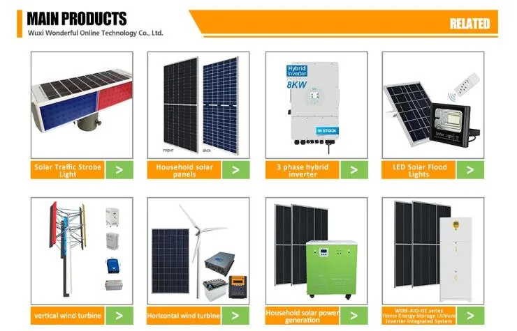 Portable Energy Storage Power Supply China Manufacturer Solar Panel System for Home Energy Storage System 500W 1.5kw 3kw 6kw with CE RoHS ISO