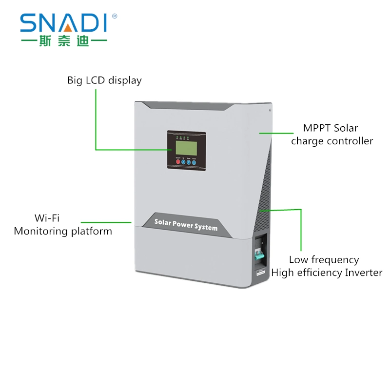 Snadi Solar Hybrid Inverter/Solar Energy Products 1.5kw/2kw/3kw/4kw/5kw/6kw