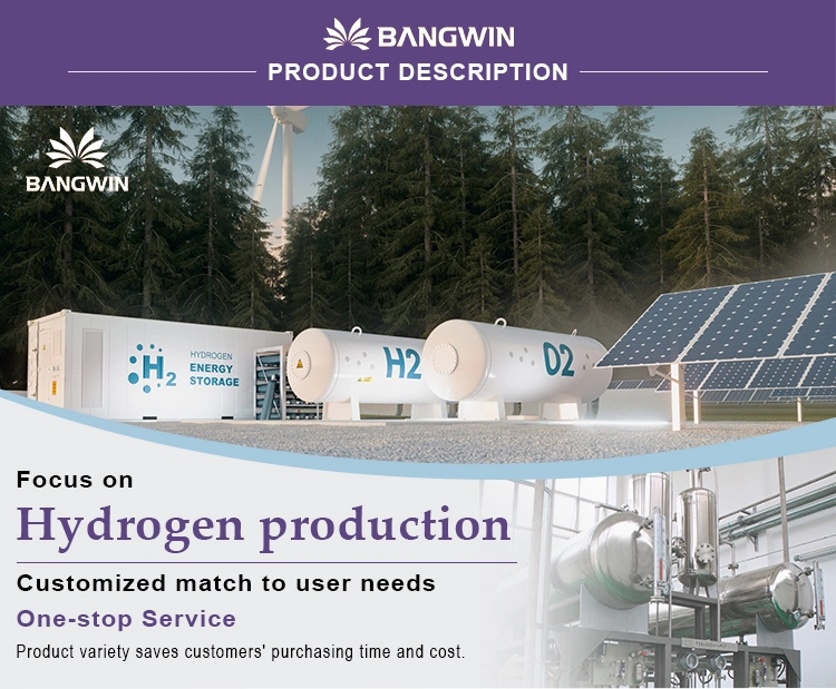 High Purity 99.999% Good Price Solar Hydrogen Plant with Fast Delivery