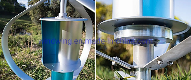 1kw Vertical Axis Wind Turbine Generator and 1kw 2kw, 3kw, 5kw, 10kw Wind Solar Hybrid System with Solar Panel