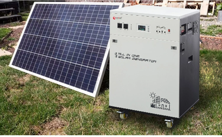 for Home Use 12V 1kVA 24V 2000W 3kVA 48V 5kw Solar Portable Power off Grid Hybrid Generator