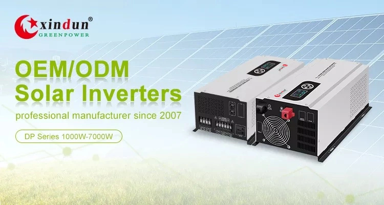 6 Kw Low Frequency Pure Sine Wave Single Phase DC to AC off Grid Solar Inverter with MPPT Controller Factory Sell 48VDC