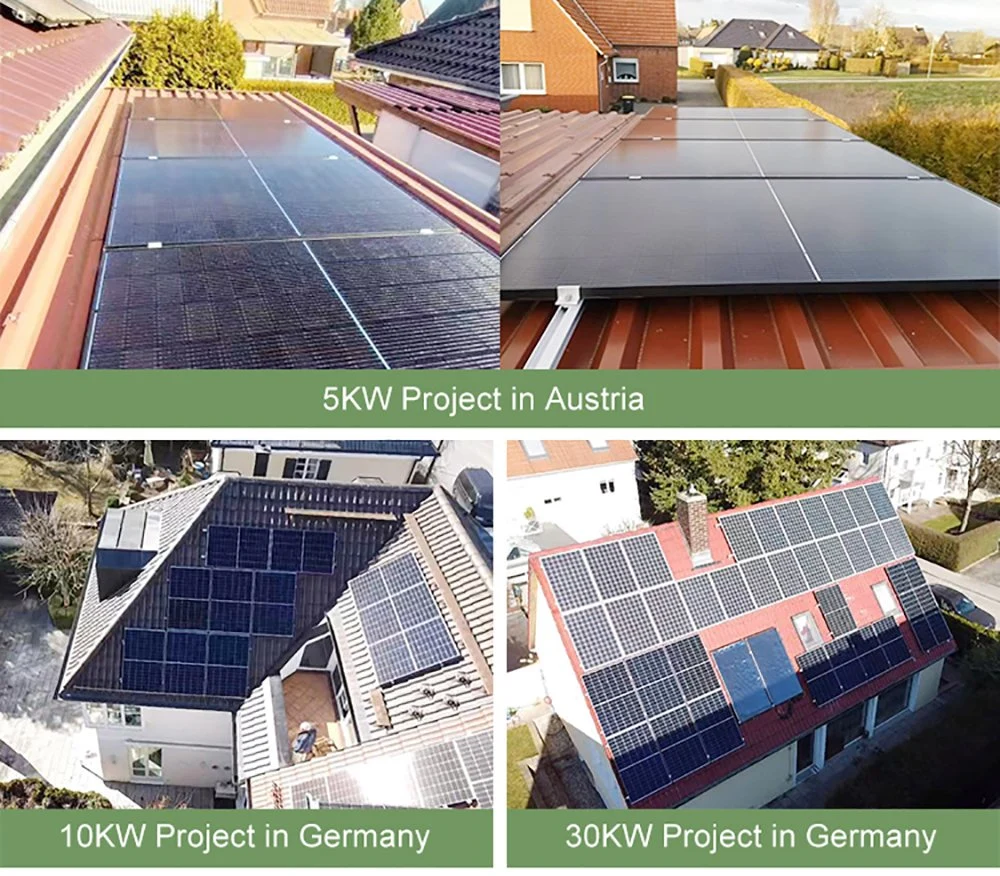 Gp 5kVA 10kVA 12kVA Hybrid Solar Energy System with Wooden Box Package