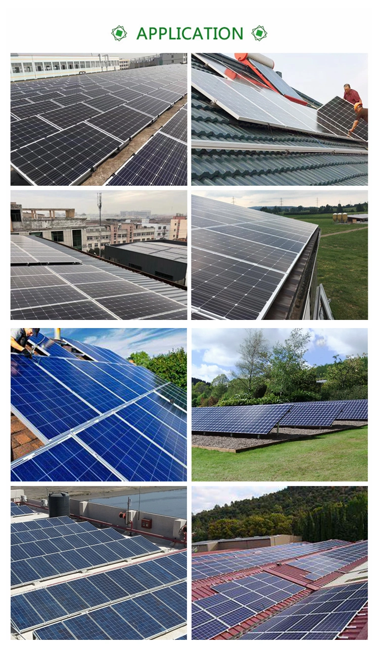 3kw 4kw 5kw 10kw 40kw 60kw 80kw 85kw 95kw 100kw 150kw Mono Solar Panel Rooftop Outdoor Mounted PV Bank Power 20kw off Grid Solar System Price
