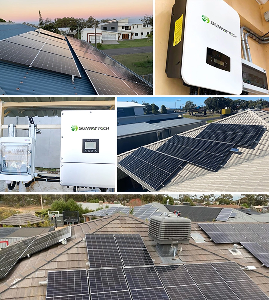 Hybrid PV Panel Solar Power System 3kw 4kw 5kw 6kw Solar Energy Storage System with Lithium Battery