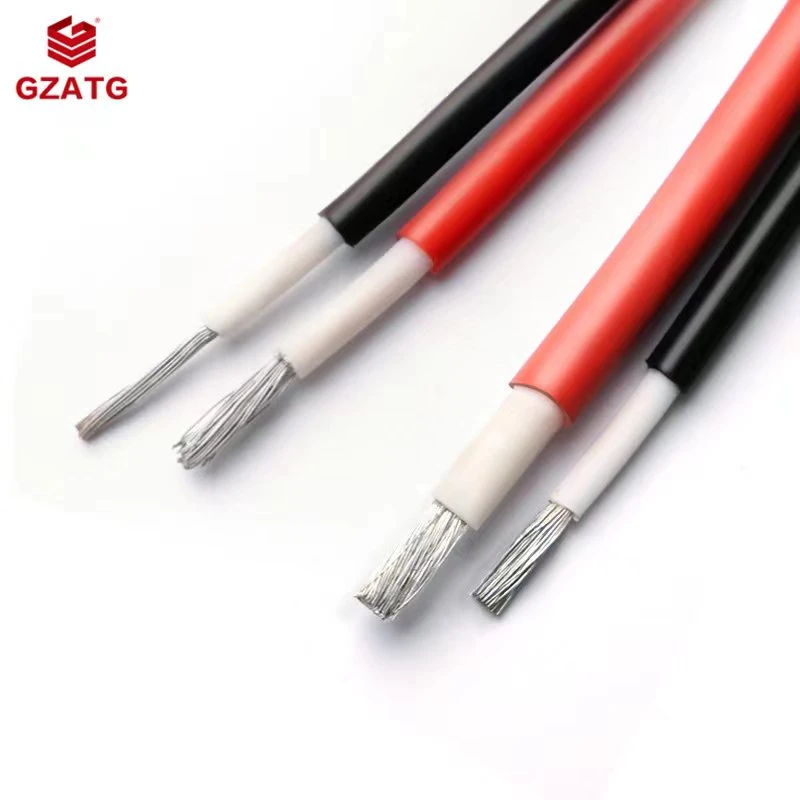 PV1-F PV XLPE DC1500 V DC 0.6/1kv 6mm2 Power Cable Tinned Copper Core Solar Cable