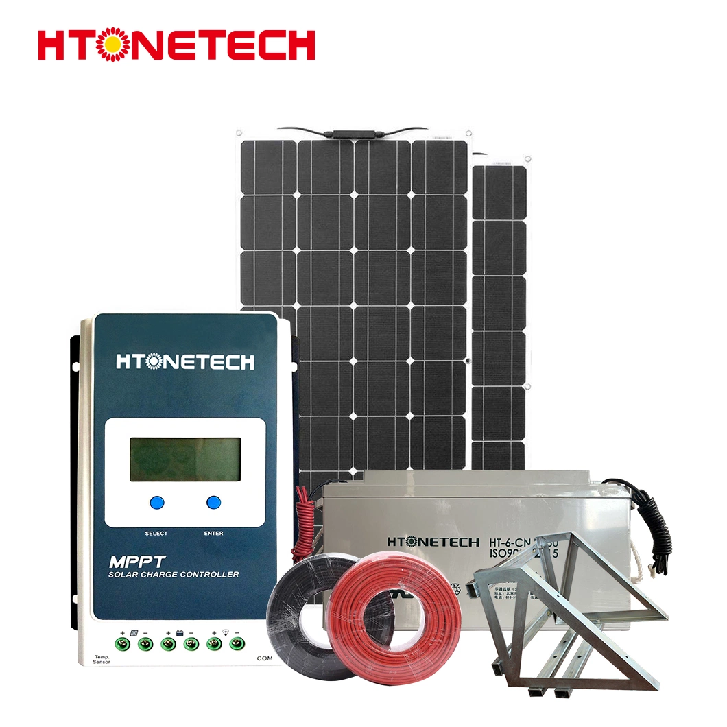 Htonetech off Grid Solar Panel Energy Systems Factory China 8kw 10kw 53kw on Grid Small Solar Energy System with Invertor