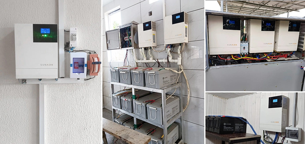 Sunark Inverter 8000W 5kv 8kw 48V off Grid Complete Solar Inverter System