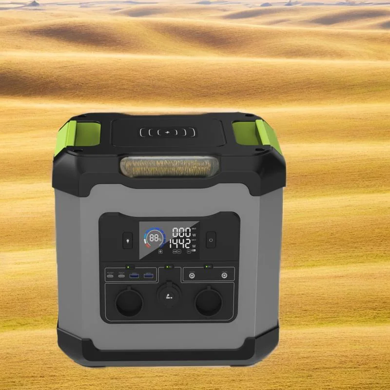 Portable Power Station 1680wh 2000W Lithium Battery Solar Generator Outdoor Mobile Power Supply