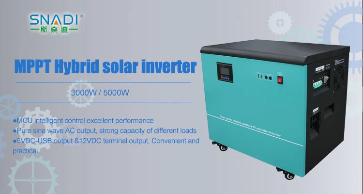Home Power Generator 5kw Portable Push Pull Solar Energy System Low Noise