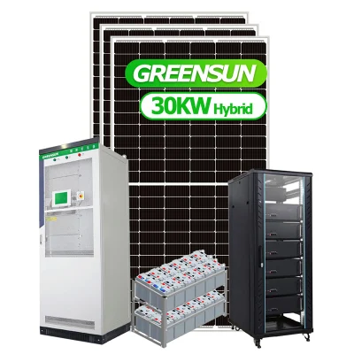 Greensun Home/industria/Commercio Usa energia sistema solare trifase 5kw 10kw sistema di energia solare ibrido off-grid da 15 kw 20 kW 30 kw 50 kw Prezzo