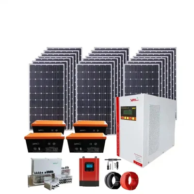 3kw 7kw 10kw uso domestico 20kw Prezzo di sistema di energia solare Sistema di alimentazione solare a griglia da 5 kw