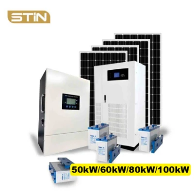 Sistema solare commerciale 50kw Off Grid sistema solare elettrico Per fabbrica