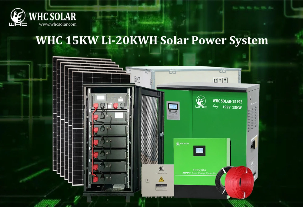 Whc Factory 5kw 10kw 20kw off Grid Solar System Photovoltaic Home Energy Storage System