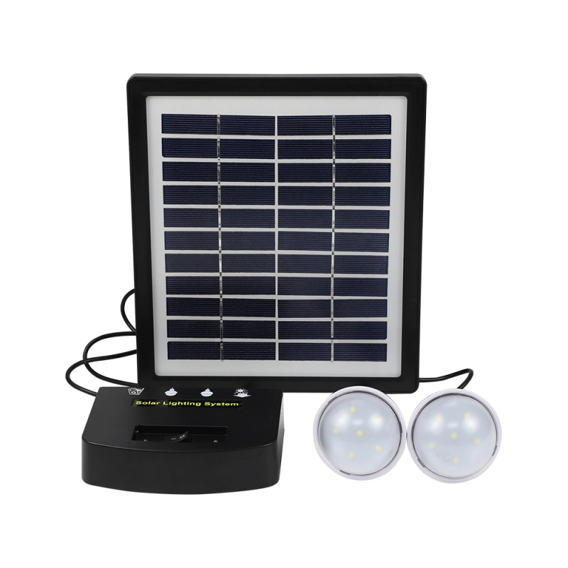 4W Mini Home Lighting Solar Power Panel Energy Kits