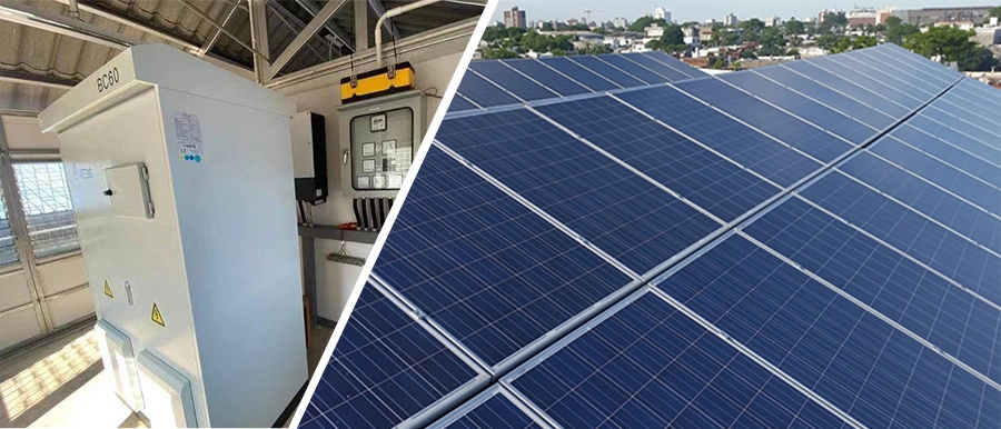 10kw 20kw 30kw 50kw 100kw 1MW Hybrid Solar Energy Storage Generator System 480V Home Commercial Grid Solar Power PV Kit