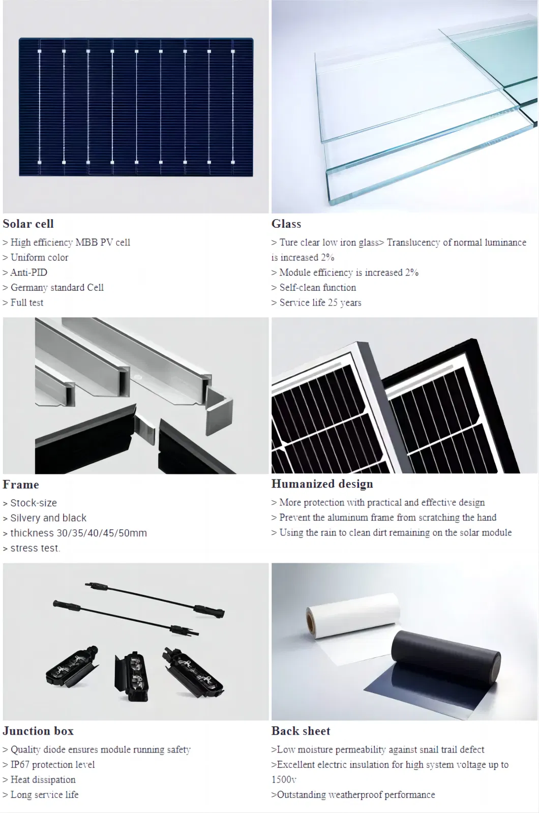 Trina Solar Vertex S PV Mono 640W 650W 655W 660W 132 Half Cells Solar Panel Solar Energy Panels