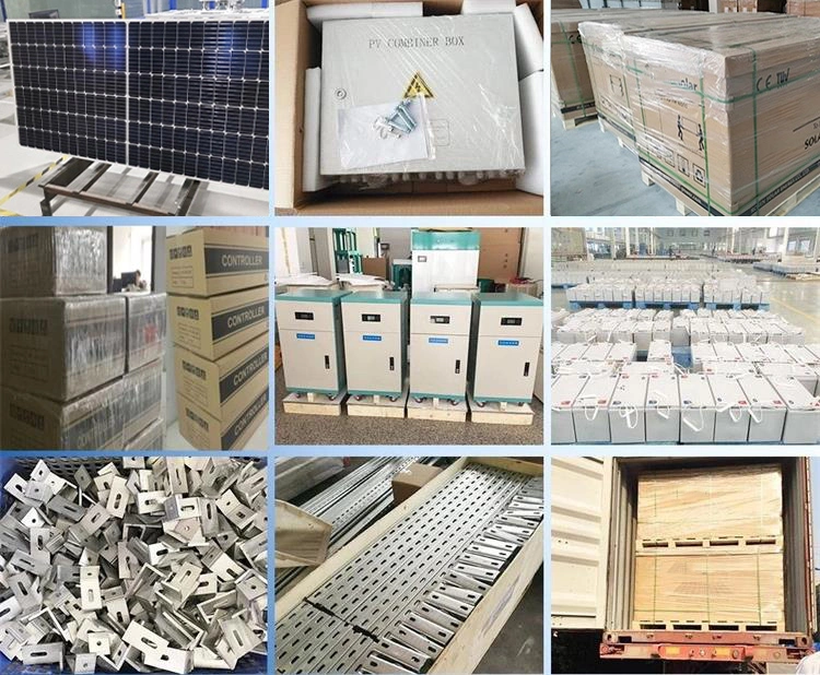 Factory Price PV 4kw 5kw 20kw 100kw Storage Battery off Grid Inverter Home Solar Panel Power Energy System