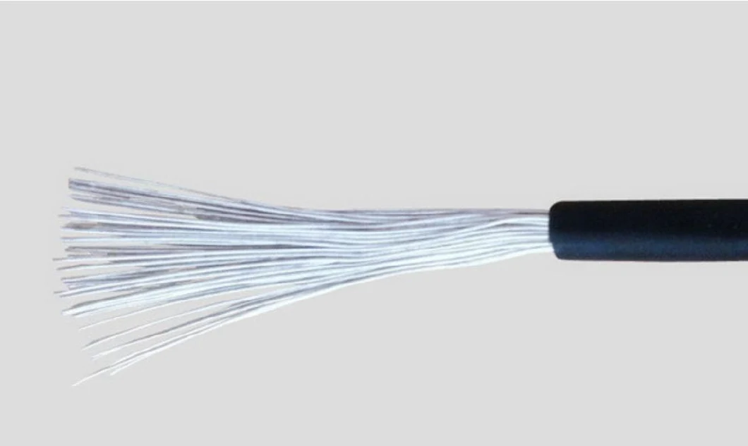 Tinned Copper Wire Conductor LSZH Xlpo Insulated Electric Power DC Cable Photovoltaic Solar Cable (2.5mm 3.5mm 4mm 5.5mm 6mm 8mm 10mm 14mm 16mm 25mm 35mm 50mm)