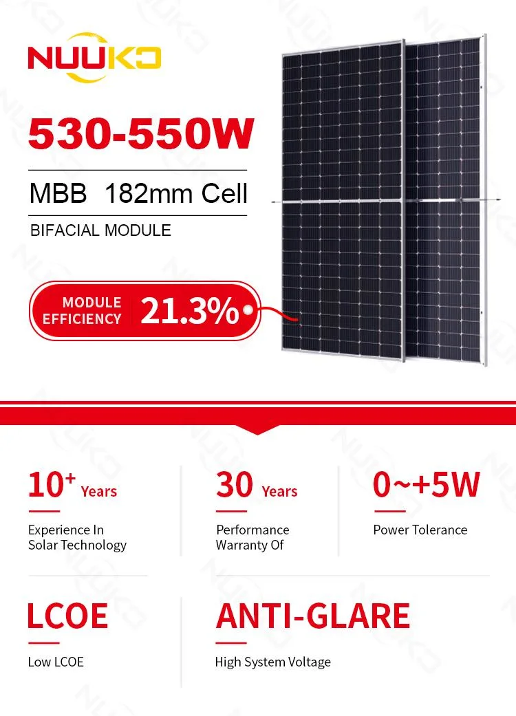 Home Photovoltaic Solar Modules 530W 540W 550W in China off Grid Hybrid off-Grid Solar Energy System for Sale