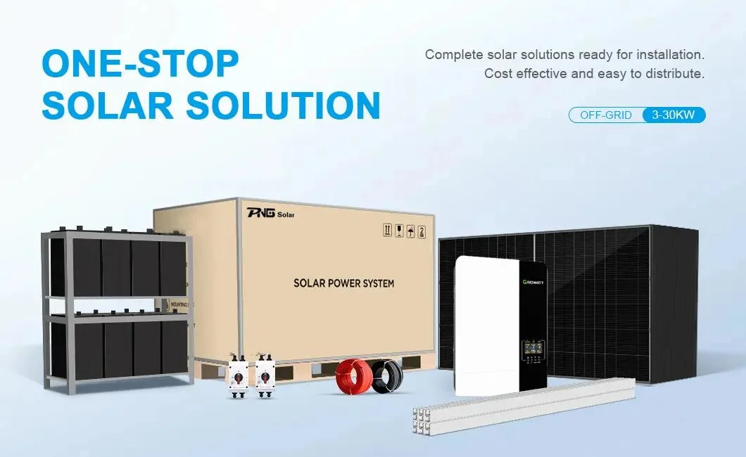 off Grid Solar System 3kw 5kw 10kw Home Solar Panel Kit 10kw 30 Kw Solar Power System for Prefab Houses