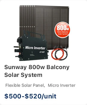Sunway Storage PV 500 Kwh Complete Solar System for Home Hybrid