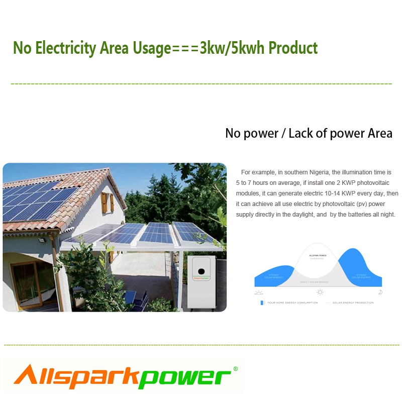 off-Grid Solar Energy System Enewable Energy System Power Solar Generator 3kw 5kw 8kw 4.8kwh