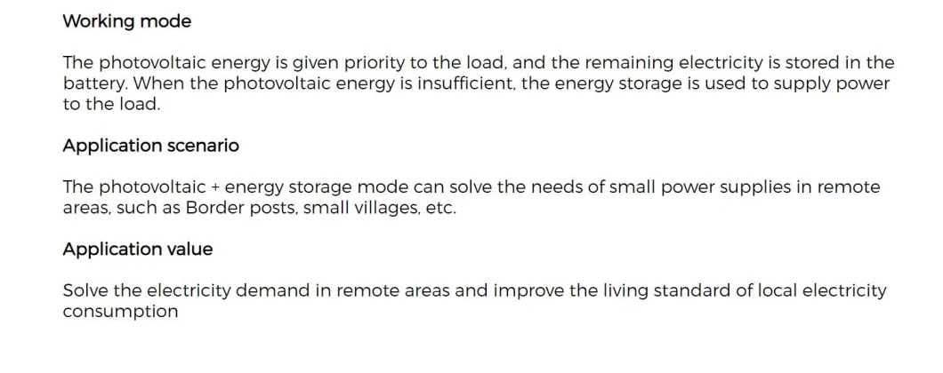 50kw 100kw Micro-Grid Solar Solution Hybrid off Grid Solar Power Sysem