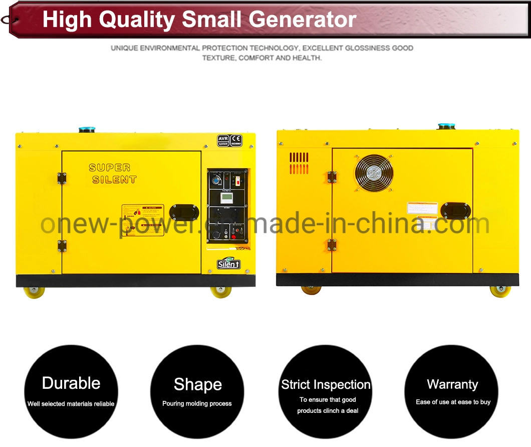 5 Kw 5kw 380V 220V Portable Super Silent Soundproof Diesel Solar Power Generator Low Rpm Permanent Magnet Generator for Sale