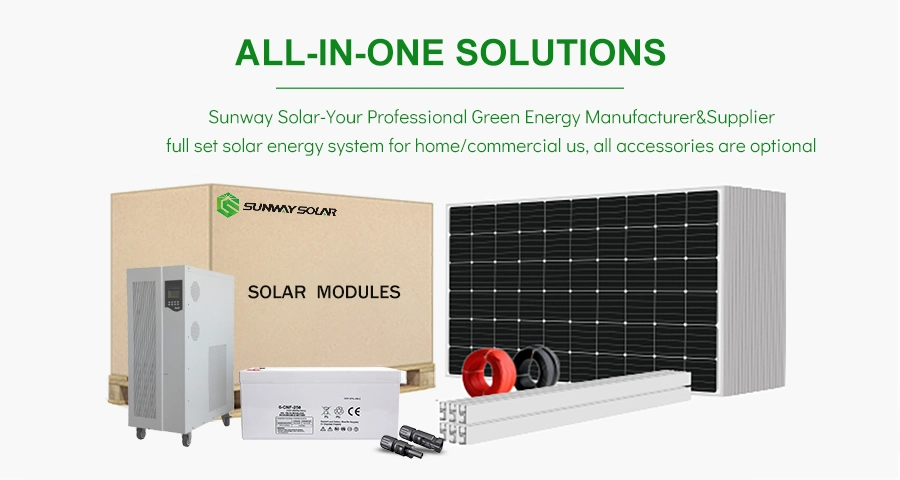 Factory Sales on Grid off Grid Roof Mounting Ground Mounting 10kw 20kw 30kw 50kw Solar System