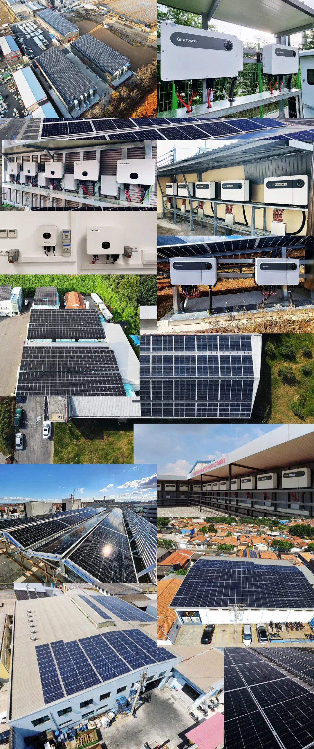 Solar Power Solution on Grid Solar Power System 1MW on Grid System