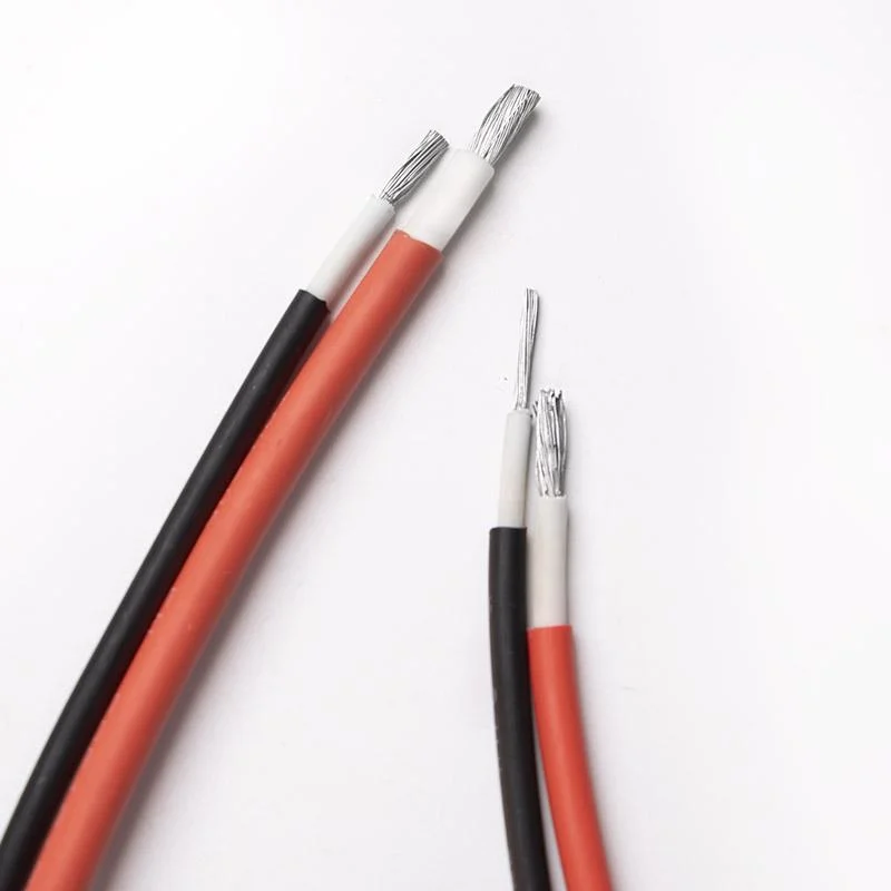 4mm 6mm DC Cable PV1-F Red Black PV Solar Panel Cable