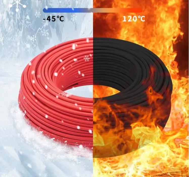 4mm 6mm DC Cable PV1-F Red Black PV Solar Panel Cable