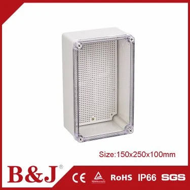 80X110X70mm to 280X380X130mm Waterproof ABS Plastic Junction Box with Transparent Lid