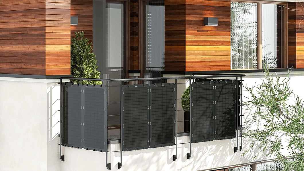 Balcony Solar Solution on Grid off Grid Solar System 1kw 2kw 3kw Solar Balcony System Inverter Power Low Voltage Battery Hybrid Inverter