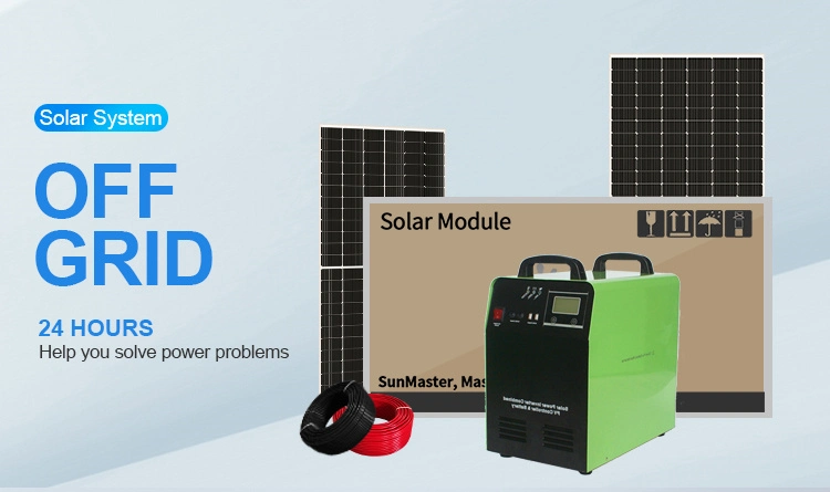 Easy Installation 1000watt 3 Kw 5kw 10kw 20kw Portable Generator Kit off Grid Hybrid Solar Panel Power Energy System for Home