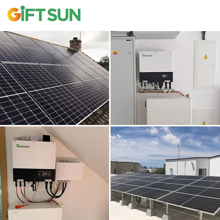 Complete Set off Grid Solar Energy System 3kw 5kw 10kw 10kVA 10 Kw 3 Phase Hybrid Solar Power System 50 Kw on Grid Solar System